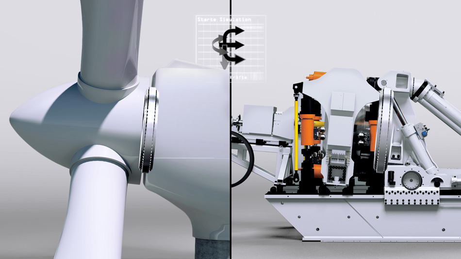 Le banc d'essai Schaeffler ASTRAIOS teste les roulements de grandes dimensions