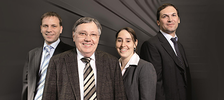 Stefan, Hartmut, Tanja et Matthias Hänchen