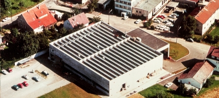 Construction de l'usine de fabrication