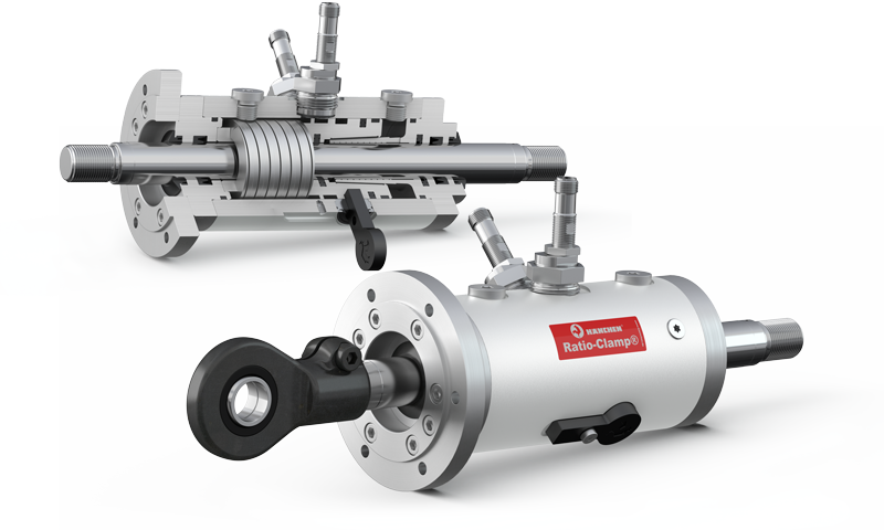 Bloqueur de tige Ratio-Clamp® Tête de serrage et bloqueur de tige Bloqueur de tige ou tête de serrage - le bloqueur de tige Ratio-Clamp® sert au blocage direct de la tige