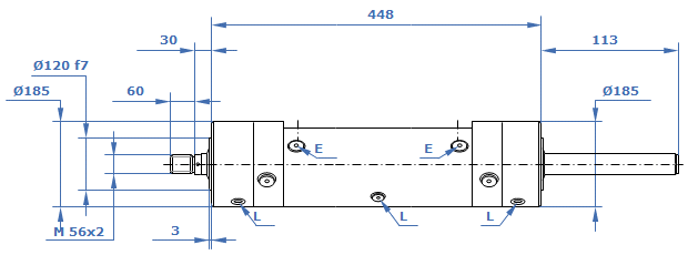 Fiches techniques des vérins hydrauliques
