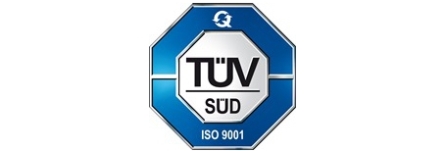 Certification TÜV ISO 9001