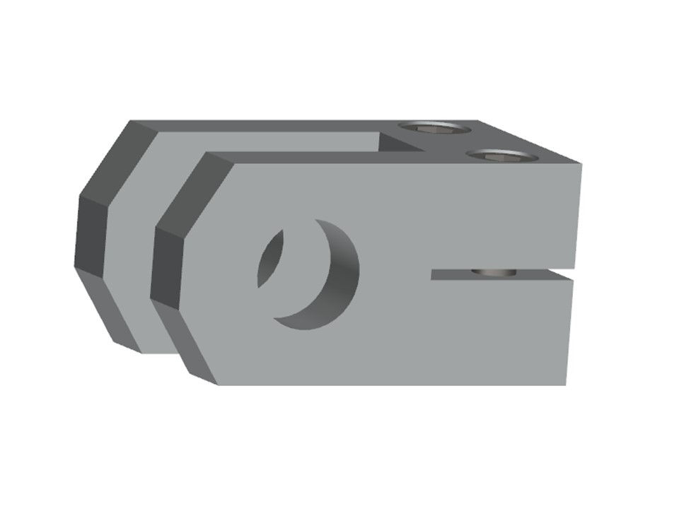 Chape de tige pour tiges de piston