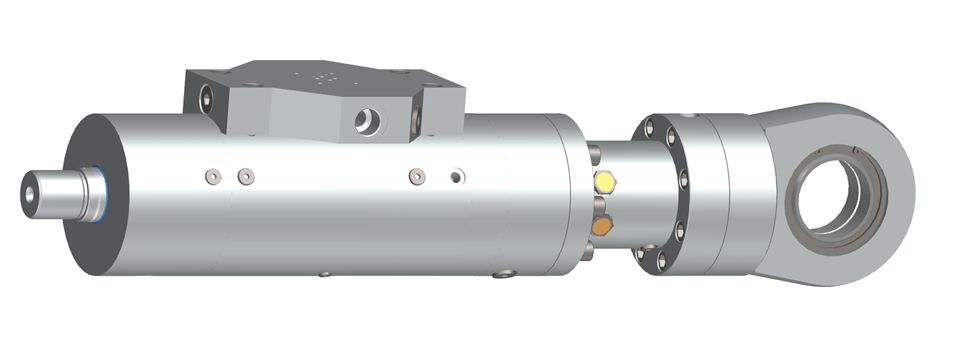 pour la fixation du vérin côté arriére