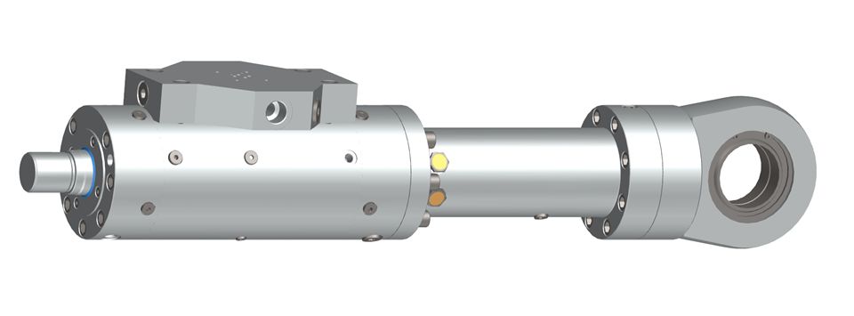 pour la fixation du vérin côté arriére