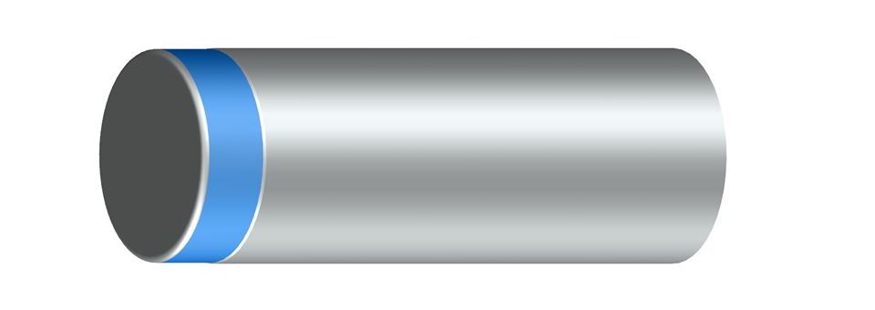 Sans aide au montage sur l'extrémité de la tige